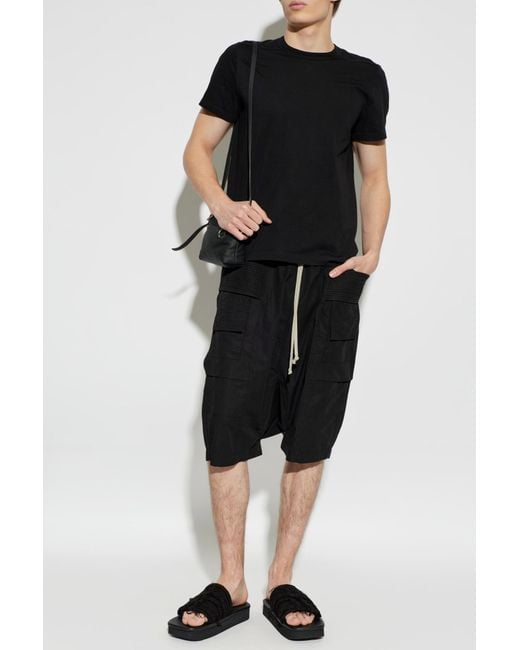Rick Owens Black Platform Slides for men