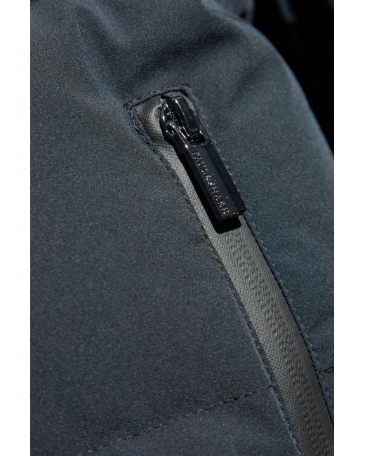Paul & Shark Blue Down Jacket With Hood for men