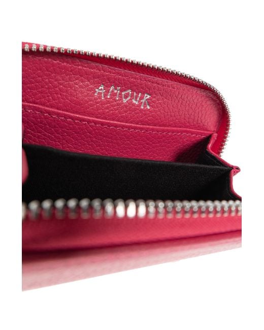 Zadig & Voltaire Pink Leather Wallet