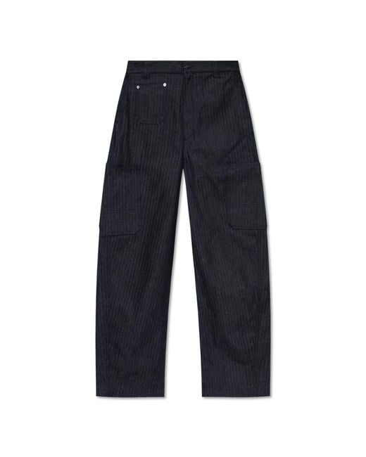 Givenchy Blue Cargo Jeans for men