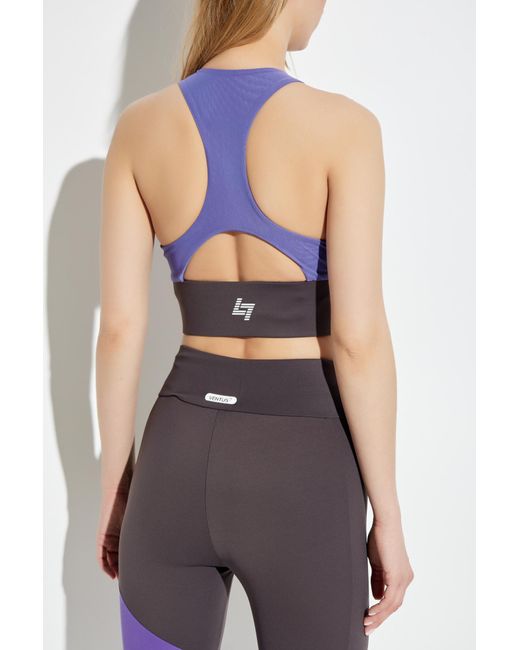EA7 Purple Short Training Top