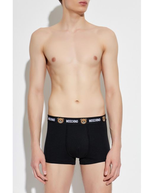 Moschino Black Three-Pack Of Boxer Shorts for men
