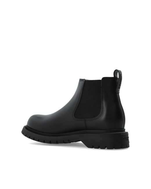 Givenchy Black Leather Ankle Boots for men