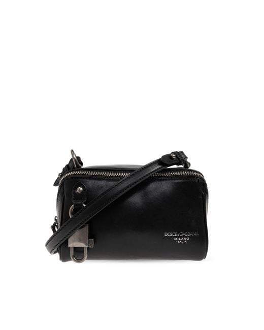 Dolce & Gabbana Black Shoulder Bag 'Lock' for men