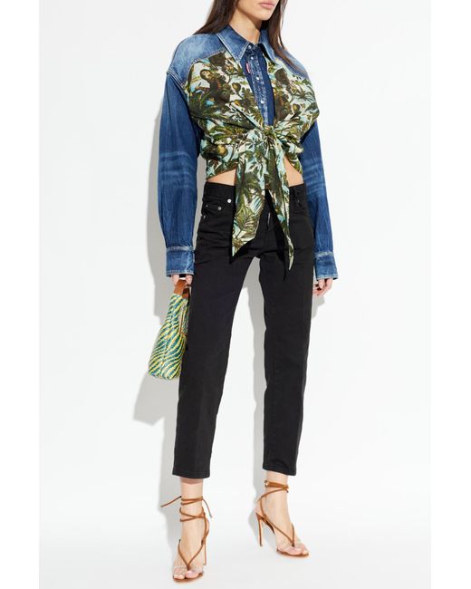 DSquared² Black 'Jenna' Jeans