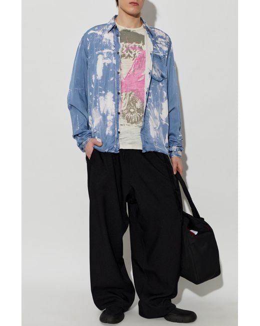 DIESEL Pink T-Shirt 'T-Jalo-A' for men