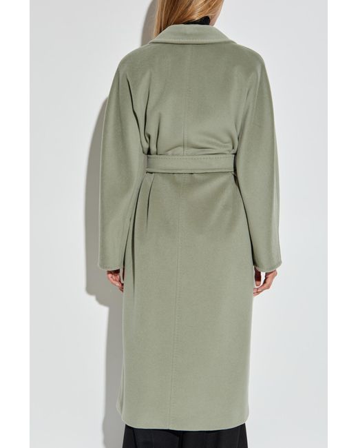 Max Mara Green Wool Coat "Madame"