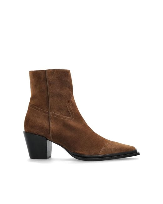 Jimmy Choo Black Suede Heeled Ankle Boots Cece Ab
