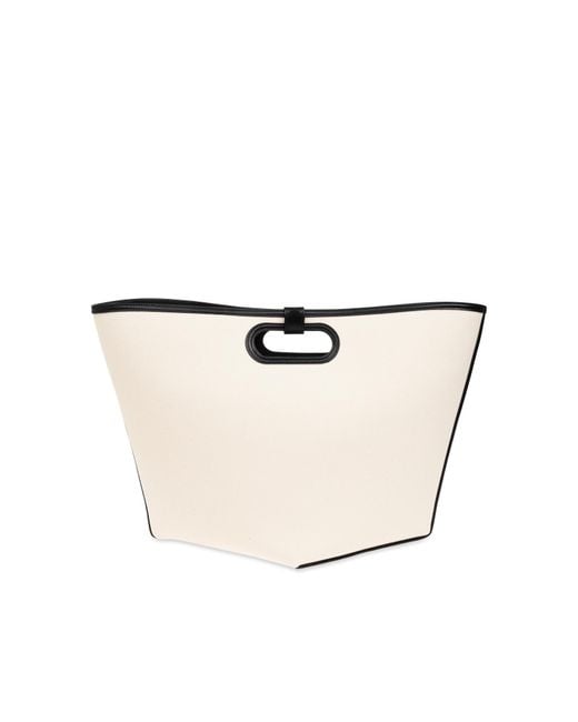 Alaïa White 'large Folded' Shopper Bag,