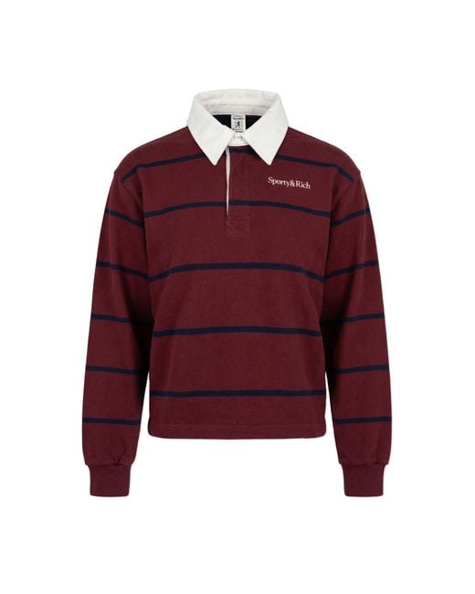Sporty & Rich Red Polo From The "Central Park" Collection