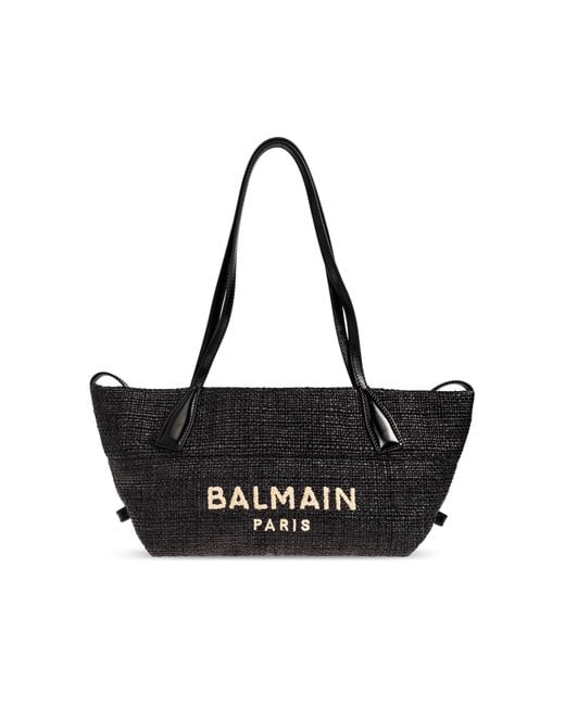 Balmain Black Shopper-Type Bag