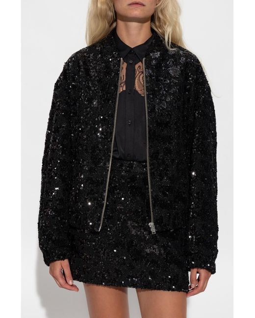 IRO Black Sequin Jacket "Omber"