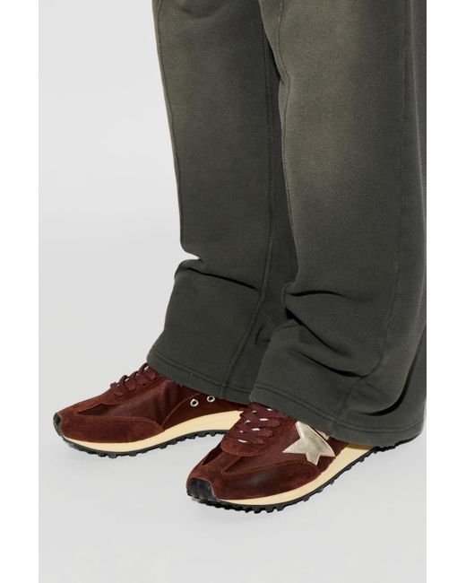 Golden Goose Deluxe Brand Brown 'Running Marathon M77' Sports Shoes for men