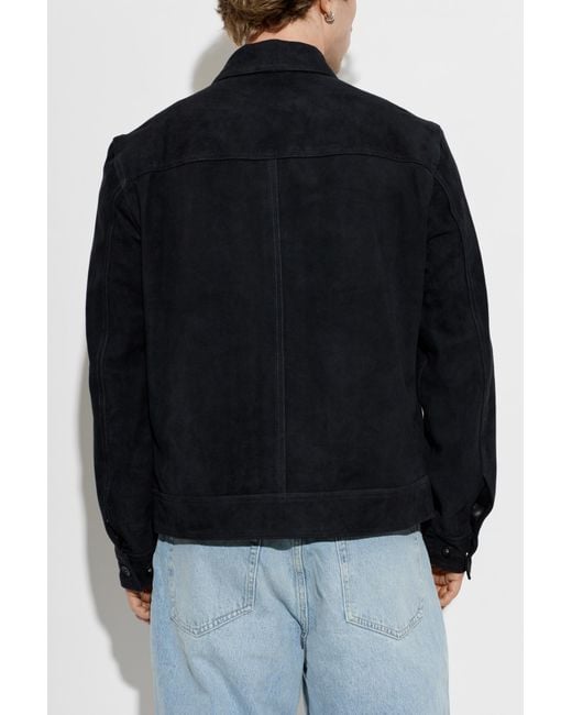 Rag & Bone Blue Suede Jacket for men