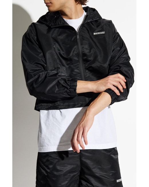 Sporty & Rich Black Jacket With Logo