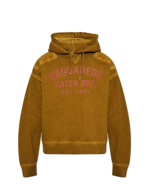 DSquared² Natural Sweatshirt With Print for men