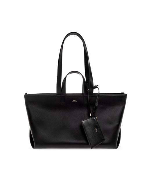 A.P.C. Black Shopper-Type Bag