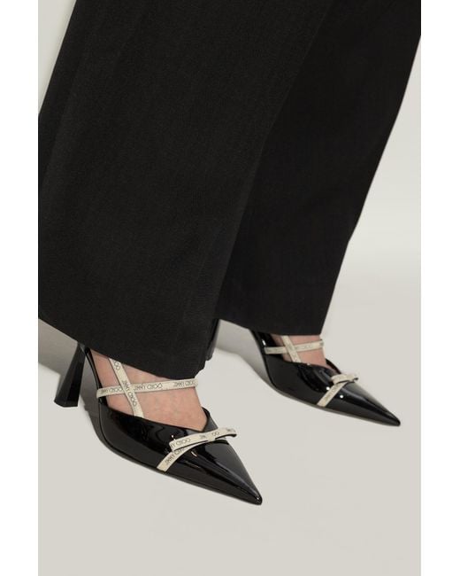 Jimmy Choo Black Heeled Shoes 'Danica 85'