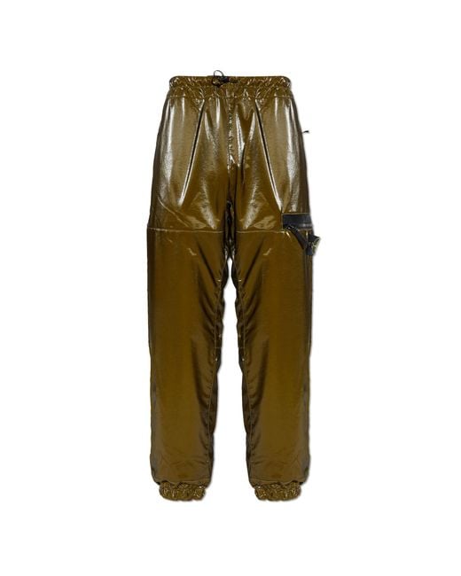 Stone Island Green Cargo Trousers for men