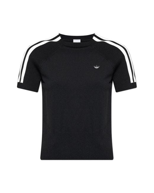 Adidas Black Top With An Application