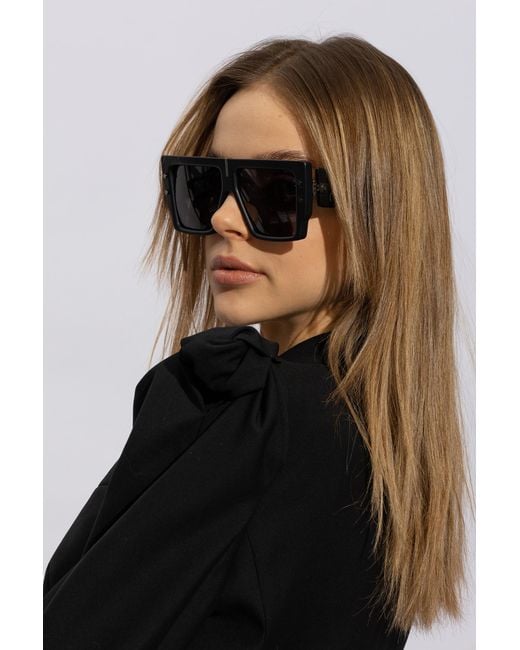 Balmain Black Sunglasses With Logo