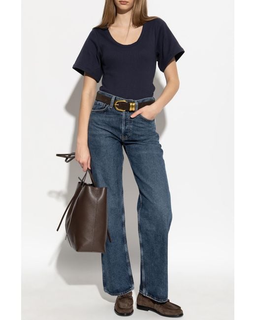 By Malene Birger Blue Top 'Lunai'