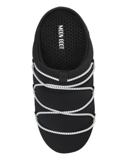 Moon Boot Blue "Mb Soft Slipper" Shoes