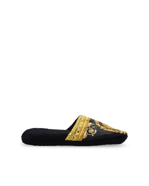 Versace White Cotton Slippers for men