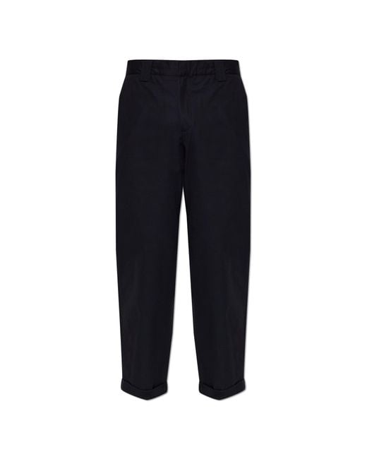 Golden Goose Deluxe Brand Blue Straight-Leg Trousers for men