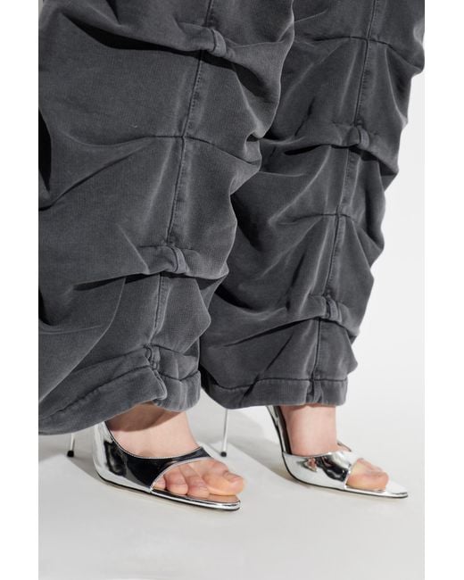 Paris Texas White Heeled Sandals "Lidia"