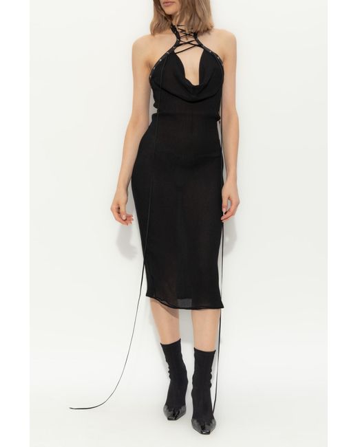 DSquared² Black Silk Dress