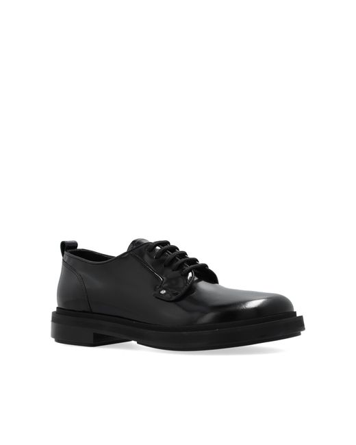 AMI Black 'anatomical Toe' Derby Shoes, for men