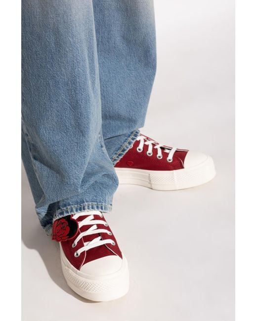 Converse Red Sports Shoes A13653C