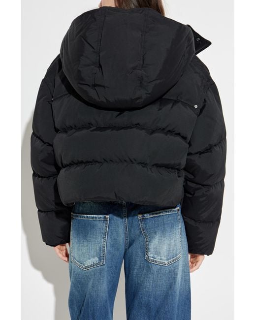 DSquared² Blue Puffer Jacket With Logo