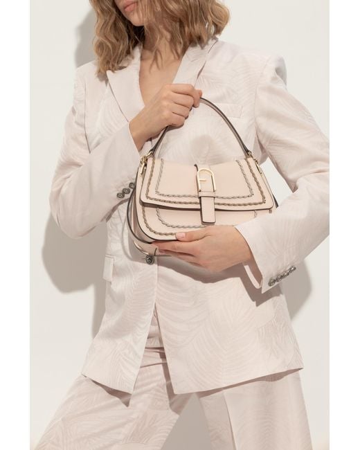 Furla Pink Handbag Flow Medium