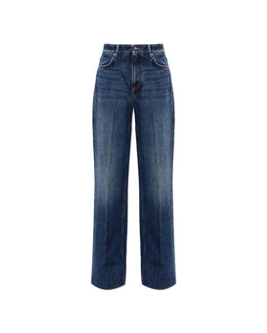 Dolce & Gabbana Blue Straight-Leg Jeans