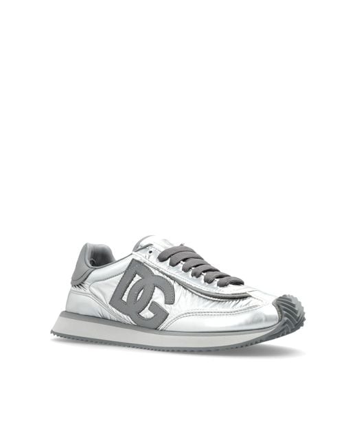 Dolce & Gabbana Black Sports Shoes "Dg Cushion"