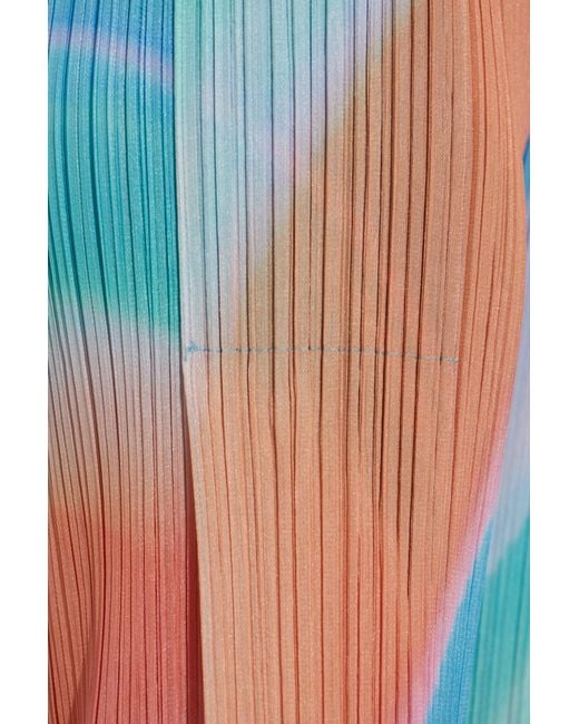 Pleats Please Issey Miyake Blue Pleated Trousers