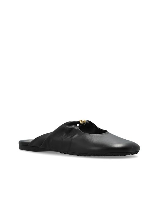 Loewe Black 'Pebble' Slides