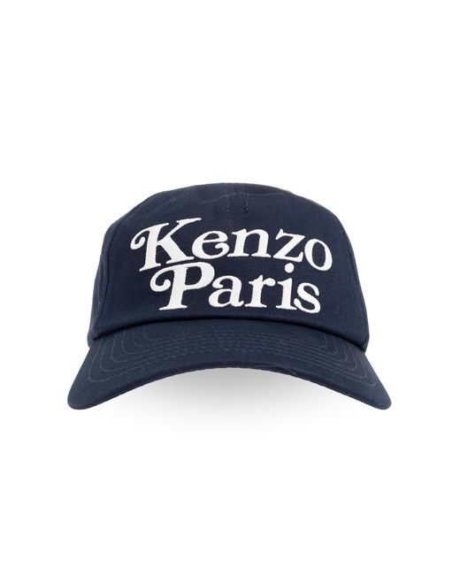 KENZO Blue Baseball Cap With Logo,