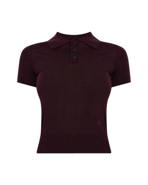 DSquared² Black Wool Polo