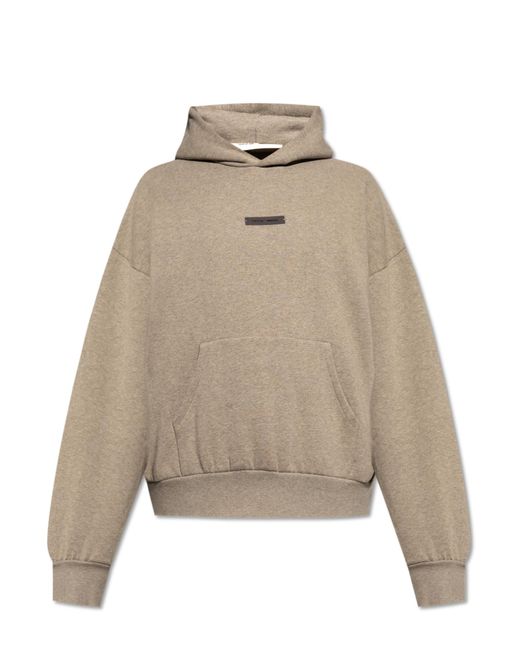 Fear Of God Natural Sweatshirt With Logo for men