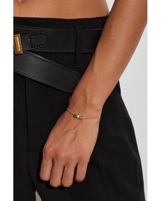 COACH Metallic Charm Bracelet