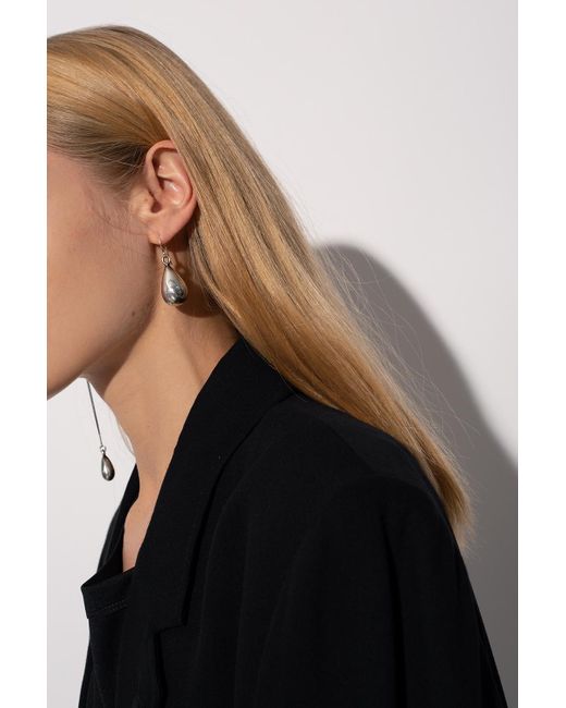 Ann Demeulemeester Metallic Asymmetrical Earrings