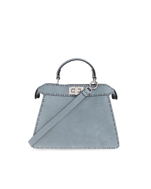 Fendi Blue Peekaboo Iseeu Small Handbag
