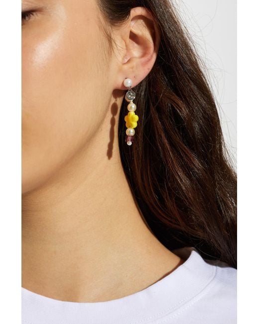 Off-White c/o Virgil Abloh White Long Earrings