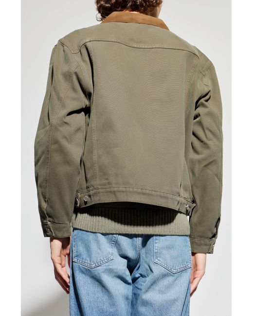 FRAME Blue Cashmere Sweater With A Crew Neck for men