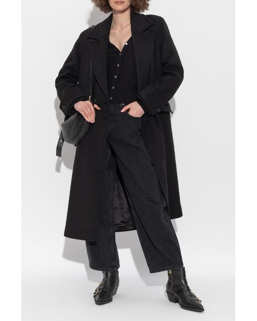 AllSaints Black Coat "Mabel"