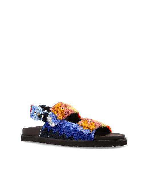 Missoni Blue Patterned Sandals