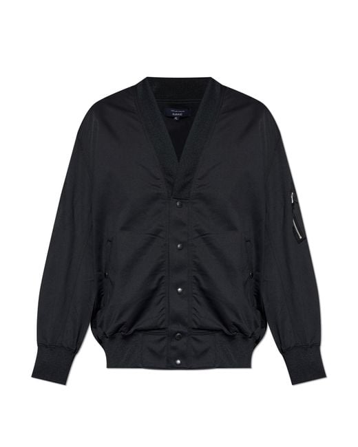 Comme des Garçons Blue Jacket With Snap Fastening for men